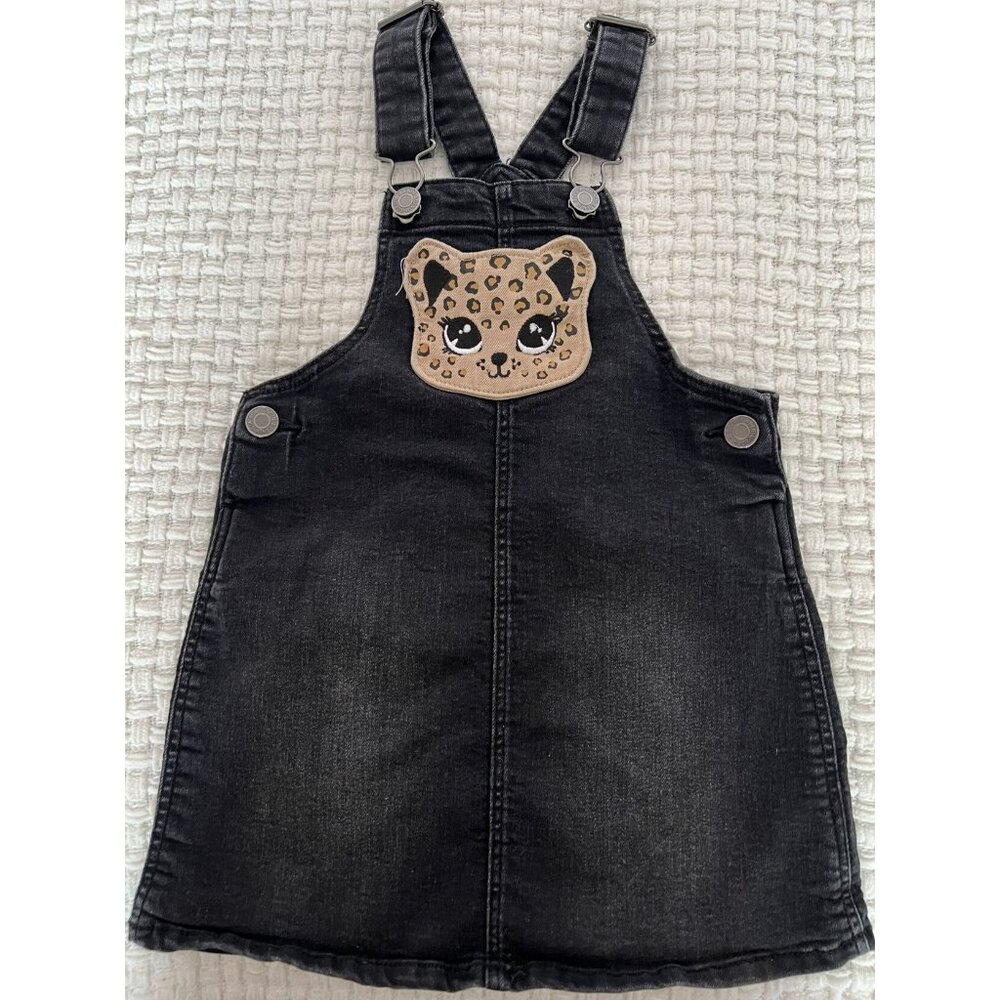H&M Denim Cat Pinafore Dress
